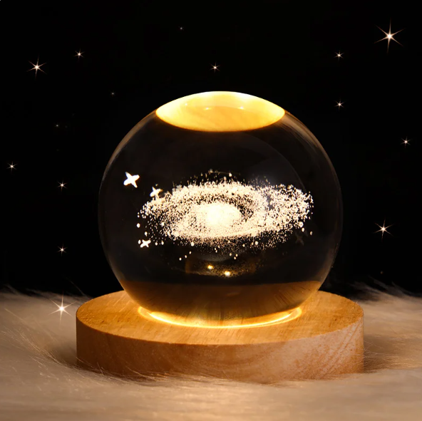 Lampara cristal Galaxia 3D