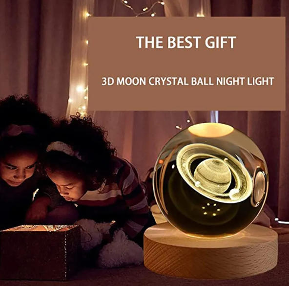 Lampara cristal Galaxia 3D