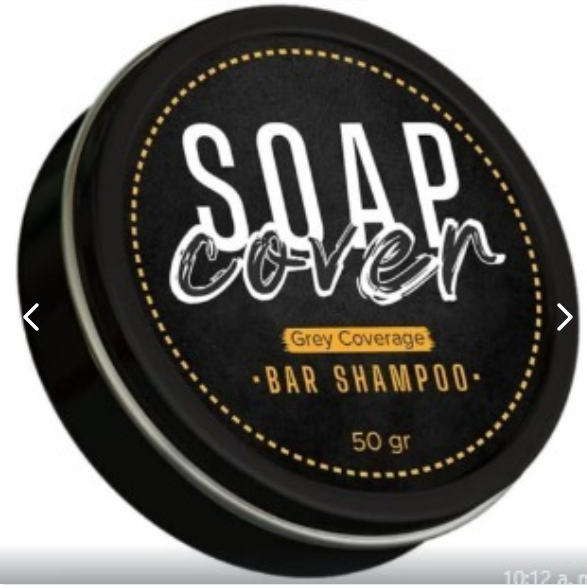 Barba negra Ⓡ Jabón cubre canas