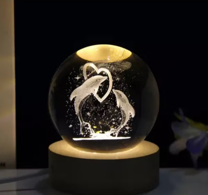 Lampara cristal Galaxia 3D