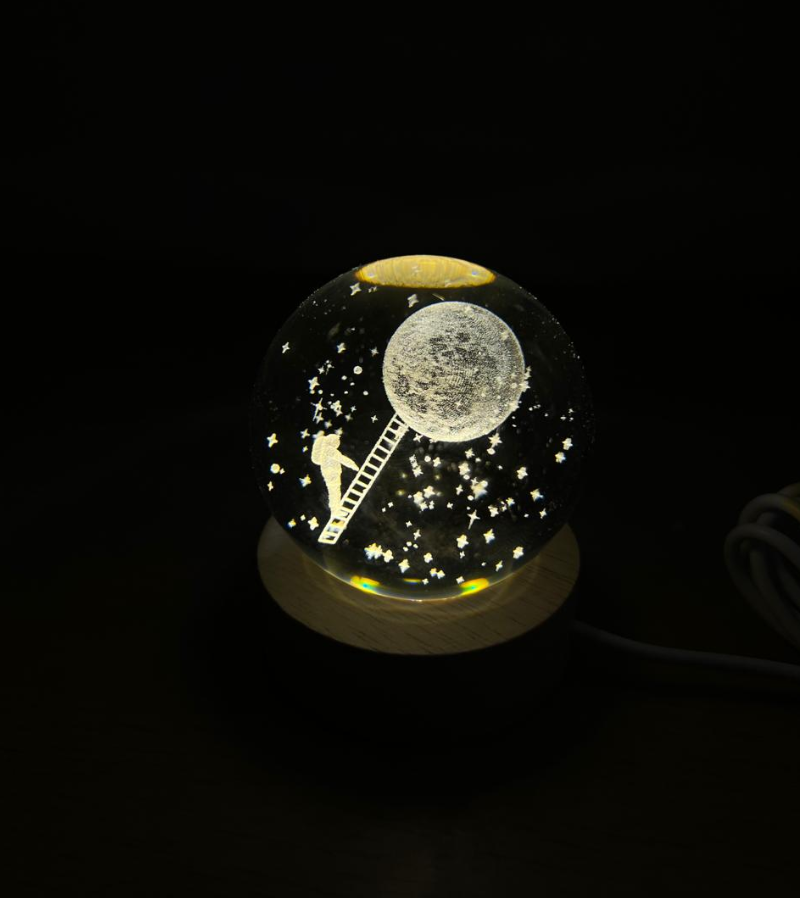 Lampara cristal Galaxia 3D
