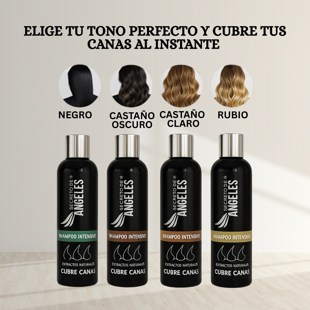 SHAMPOO CUBRECANAS + Splash Crecimiento Capilar 🔥GRATIS🔥 La combinación que tu cabello estaba esperando