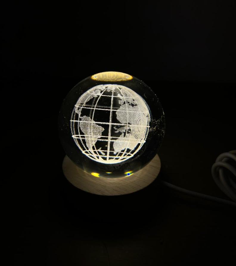 Lampara cristal Galaxia 3D