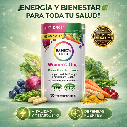 Rainbow Light Women’s One+ 🌸 adiós al cansancio diario