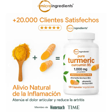 TUMERIC CURCUMIN ✨ Antiinflamatorio natural 🌿