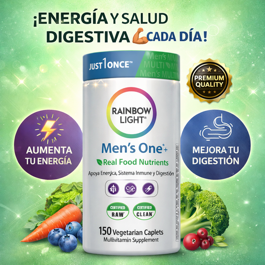 Rainbow Light Men’s One+ 💚 Energía masculina diaria